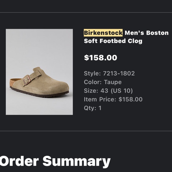 Birkenstock Taupe Soft Footbed Clogs - Picture 4 of 4